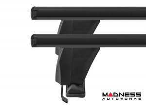 Alfa Romeo Stelvio Roof Rack Cross Bars - for models w/o factory roof rails - Black Alfa Romeo Stelvio Roof Rack Cross Bars - for models w/o factory roof rails - Black